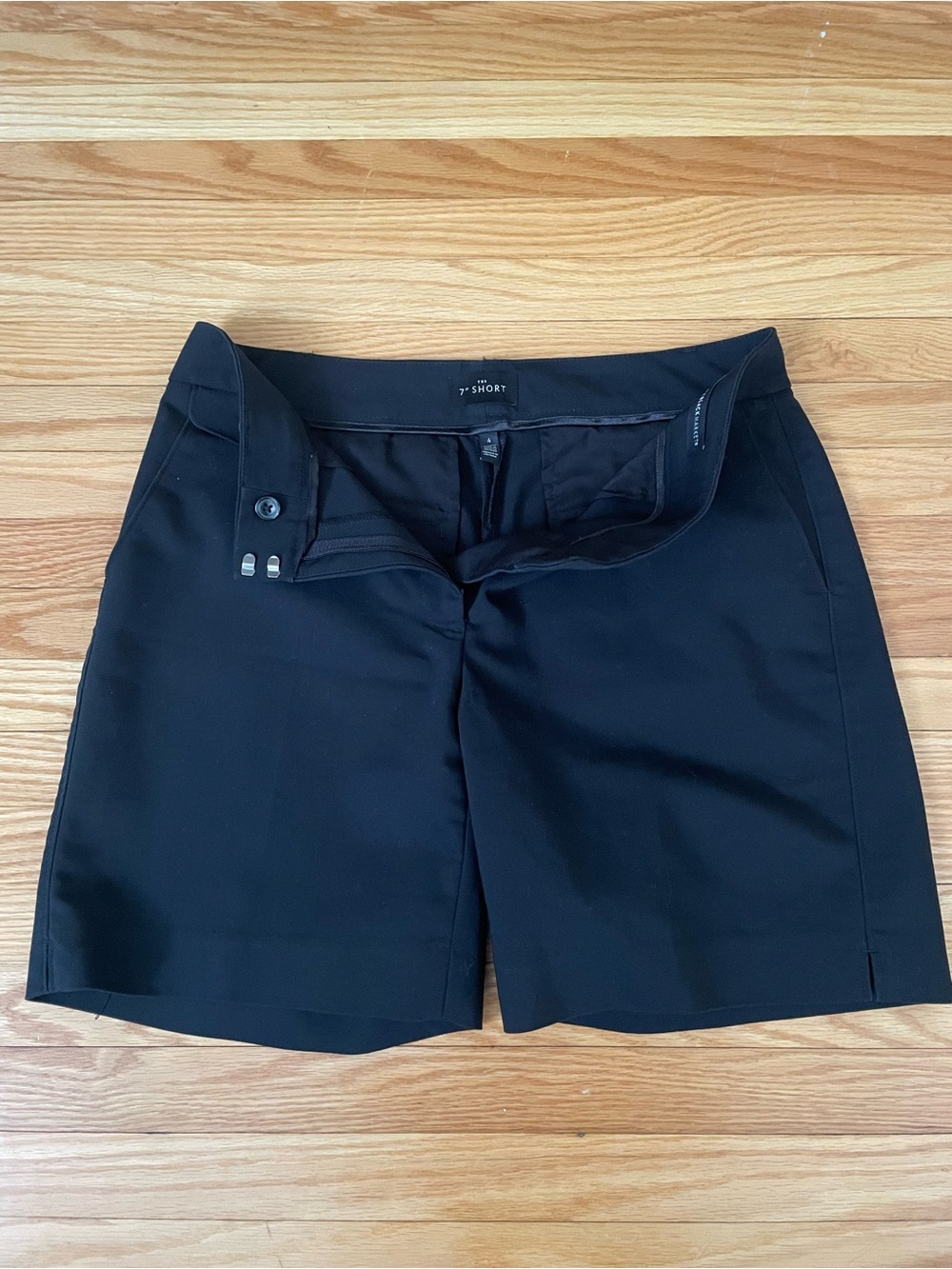 White House Black Market Black Tailored Bermuda Shorts